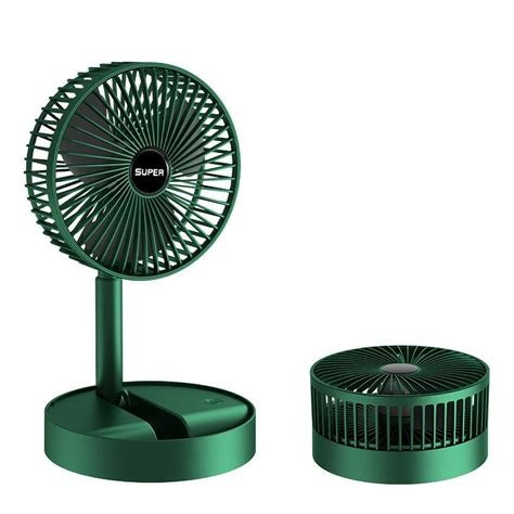 Rechargeable Portable Fan Air Cooler Simple Foldable Fan Hand Held - Pink, White, Green, Grey