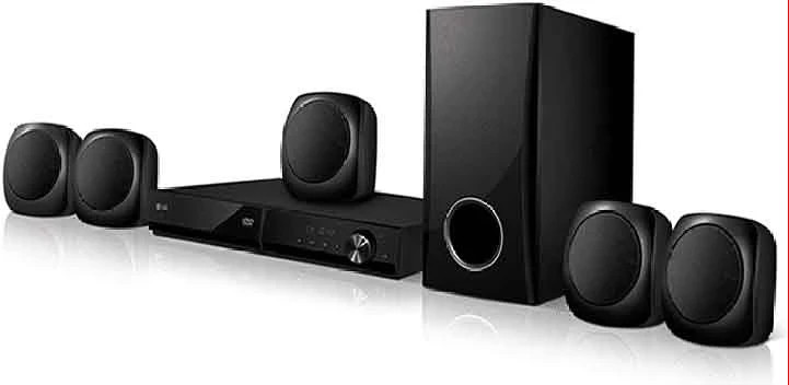LG DVD Home Theatre, 300w, 5.1 Channel, Satellite Speakers, Bluetooth LHD 427