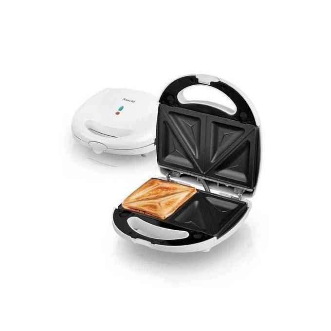 Saachi 2 Slice Sandwich Maker - White.