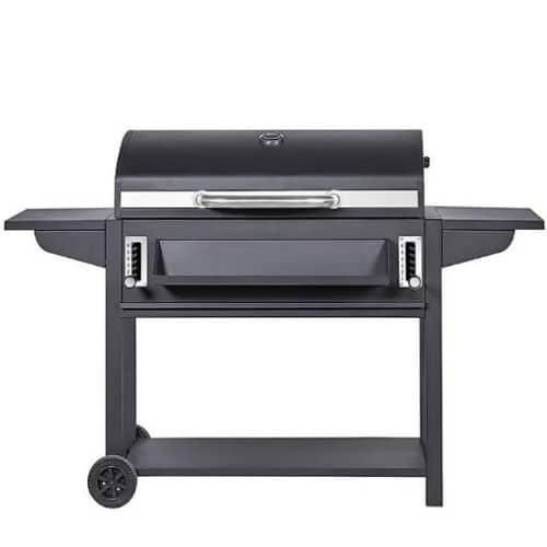 BBQ Portable & Foldable Charcoal Barbecue Grill - Black