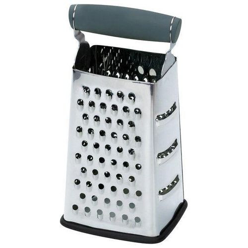 4 Sided Stainless Steel Grater-Silver.