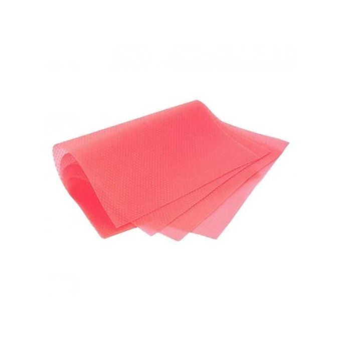 4 Piece Refrigerator Water Proof Liner Mats- Pink .