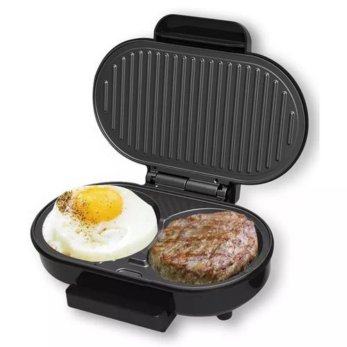 DSP Breakfast Sandwich, Hamburger Maker-Black. Dsp