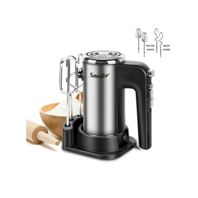 5 Speed ​​ Power Electric Hand Mixer /Blender/ Egg Beater -Back. Sonifer