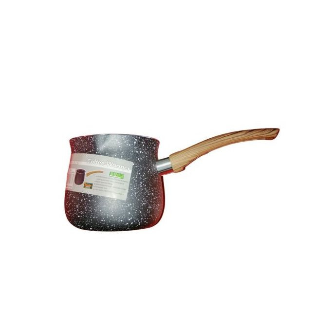 Non-stick Tea Coffee Warmer Pot With Handle, 650ml - Black.