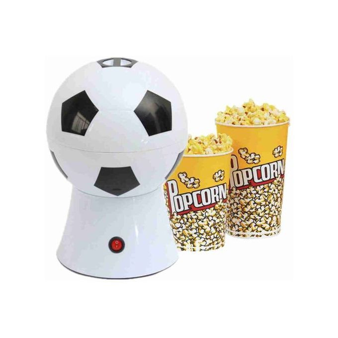 0.27 L Electric Popcorn Maker Popper (White, Black)