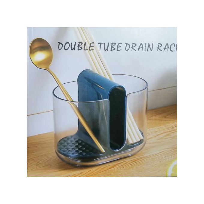 Utensil Holder Storage Organizer Drying Rack For Knives, Forks, Spoons, Green.