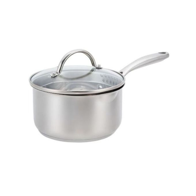 1.9L Stainless Steel Saucepans Milk Cookware Pot- Silver