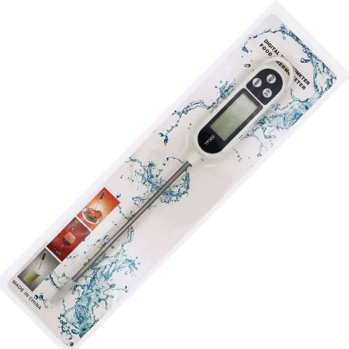 Digital Universal Kitchen Food Cooking Thermometer-White.