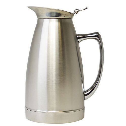 2L Insulated Vacuum Beverage Tea Coffee Server Bottle Pot- Silver Sunny