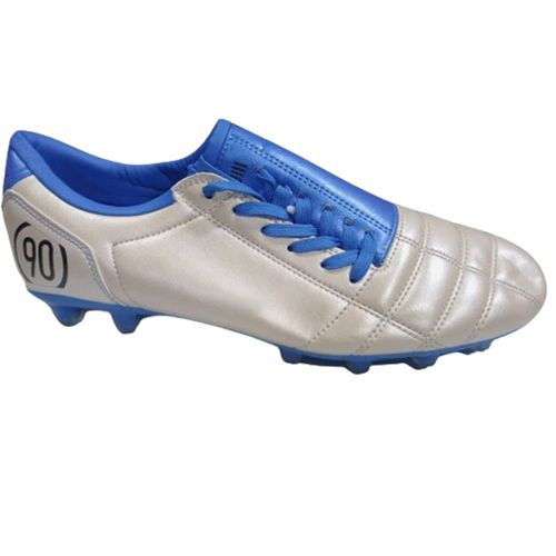 Men's Soccer Shoes - Silver,Blue