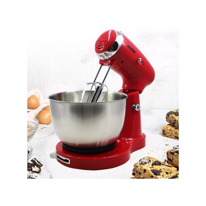 4.5L Blender Dough Hand Stand Mixer Food Processor, Silver . Avinas