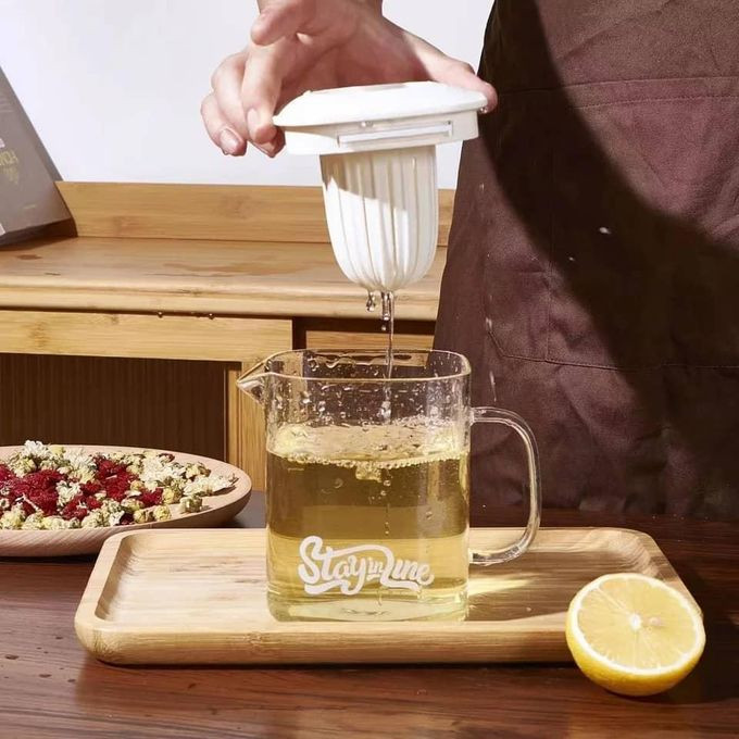 850ml Teapot With Infuser High Quality Heat Resistant Glass Teapot For Loose Leaf Multifunctional Clear Kettle With Filter For Cold And Hot Drink