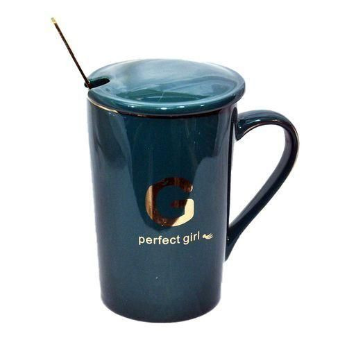 Breakfast Tea Cup Gift Set, 1Pc- Green