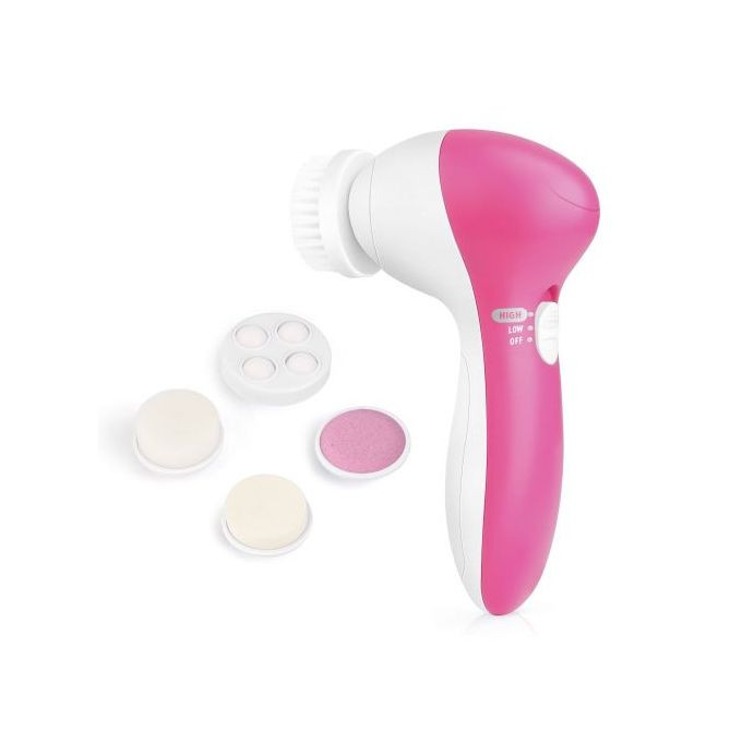 5 In 1 Portable Multi-Functional Skin Care Facial Massager-Pink