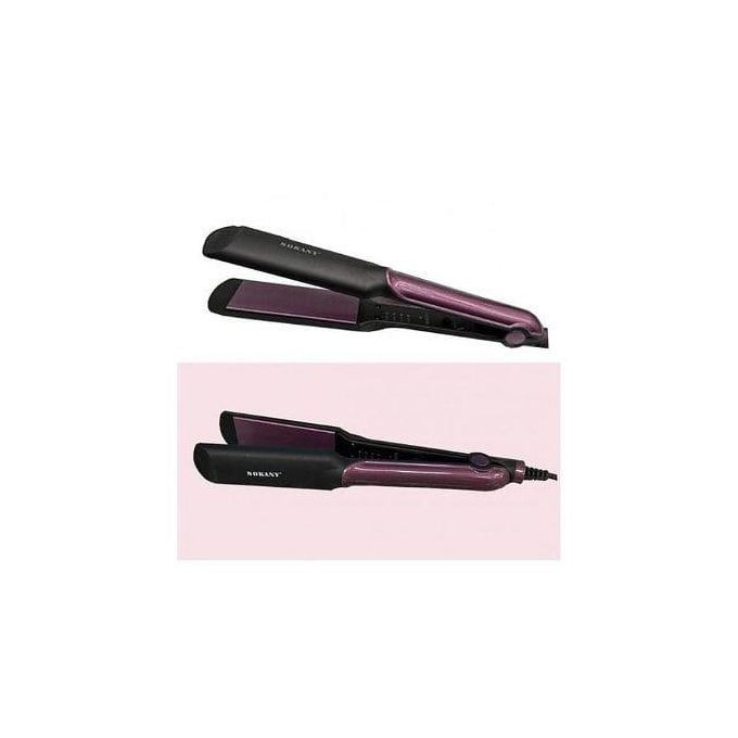 Ceramic Flat Iron Hair Straightener- Multicolor Sokany