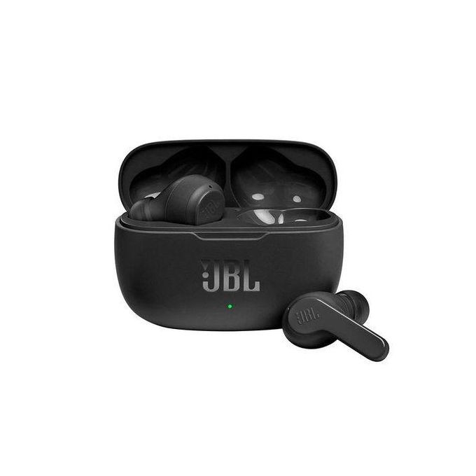 Wave 200 TWS In-Ear Bluetooth Truly Wireless Earbuds with Mic, 20 Hours Playtime, Deep Bass Sound, Dual Connect Technology, Quick Charge,Comfort Fit Ergonomic Design, Voice Assistant Support for Mobiles -Black Jbl