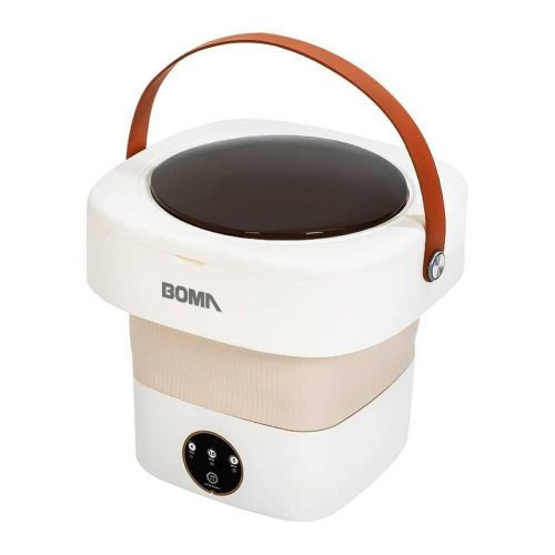 Small Portable Washing Machine, Mini Washer 4.5L High Capacity with 3 Modes Deep Cleaning for Underwear, Baby Clothes, or Small Items, Foldable Washing Machine for Apartments, Camping, Travel -Multicolor Boma