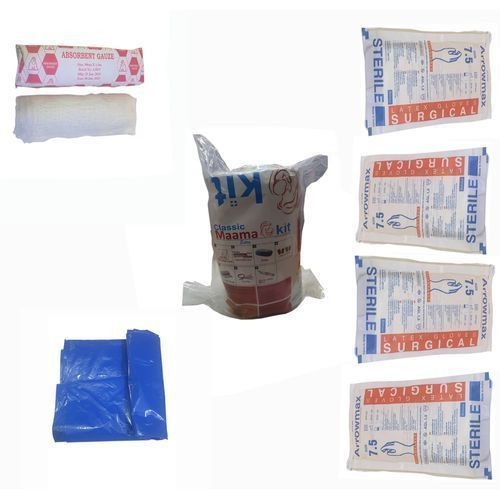 Maama kit ,1 Gauze Plus Extra 2 Metres Plastic Sheet and Extra 4 Pairs Gloves