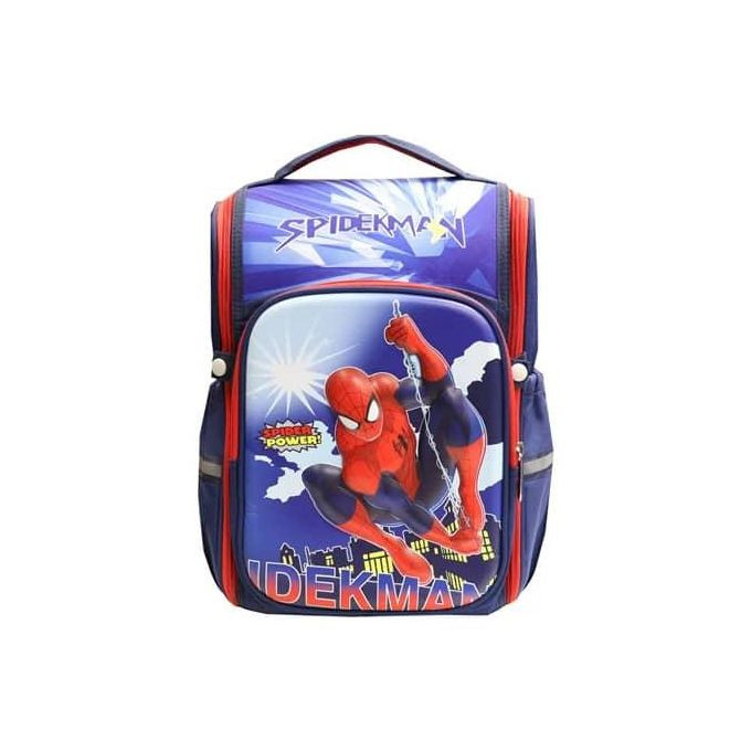 2 in 1 Cartoon Student bag For Kids Orthopaedic Lightweight Picnic Travel Backpack Messenger Bag School Carrier For Girls And Boys Gift For Primary Children- Multicolor