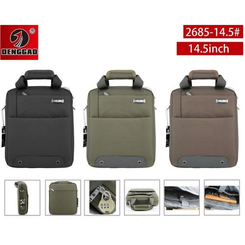 1 Piece Of 14.5 Inch Small Canvas Messenger Bag for Men Medium-Sized Shoulder Bag Mens Retro Crossbody Bag Man Travel Bag Tablet Bag Case Suitable for A4 Magazine/iPad & Tablets- Multicolor DENGGAO