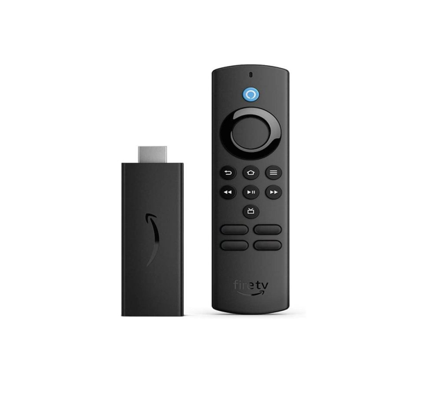 Amazon Fire TV Stick Lite, Full HD Streaming Device, Alexa Voice Remote (2nd Gen), Dolby Audio, HDMI-Compatible, Stream Netflix, YouTube, Prime Video, Apple TV+, HBO Max, Hulu, for free and live TV, Projector, Monitor, HD streaming -Black