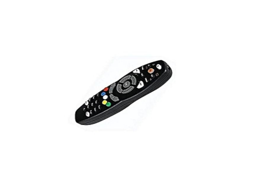 GO TV Replacement Remote With High Sensitivity - Black