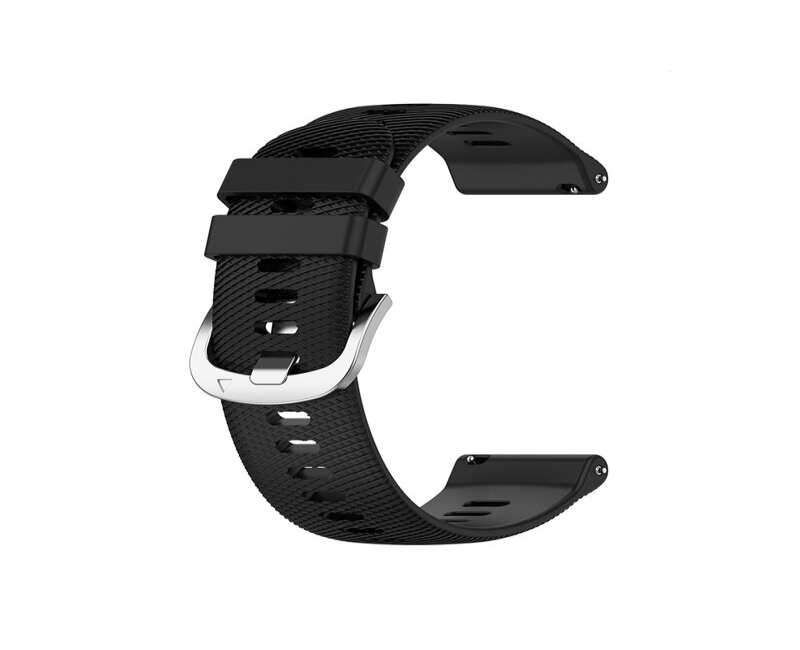 Watch strap Silcone for smart Watches black