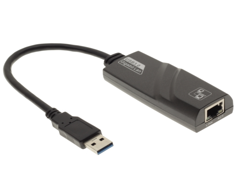 USB 3.0 High Speed Ethernet Network Adapter-Black