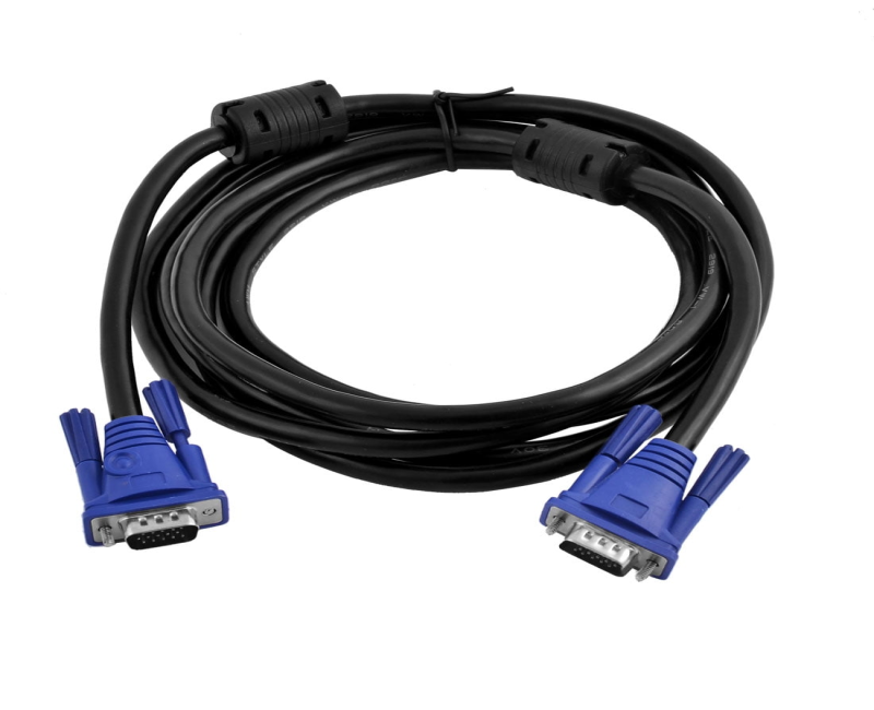 1.5Metres VGA Cable - Blue, Black