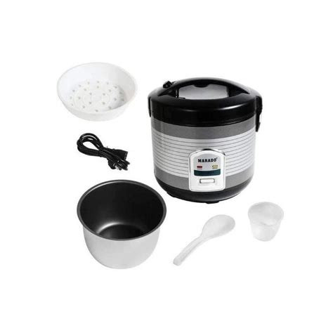Marado Rice Cooker, 4 Liter - Grey