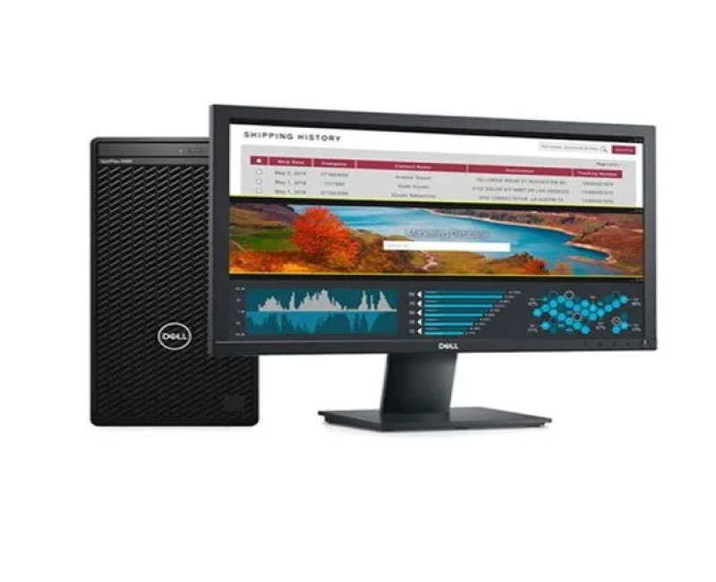 Dell Optiplex 3080 i3- 10400 10th Gen /4gb/1tb/Doss 19 inches monitor