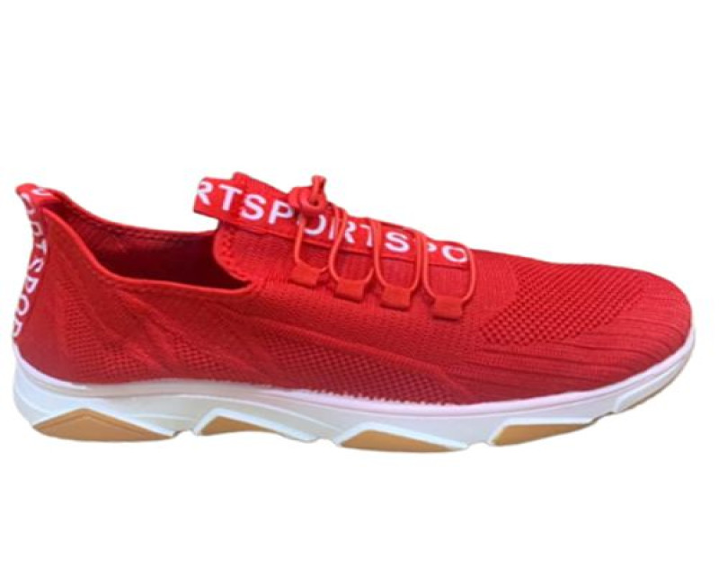 Men's Designer Sneakers - Red,White
