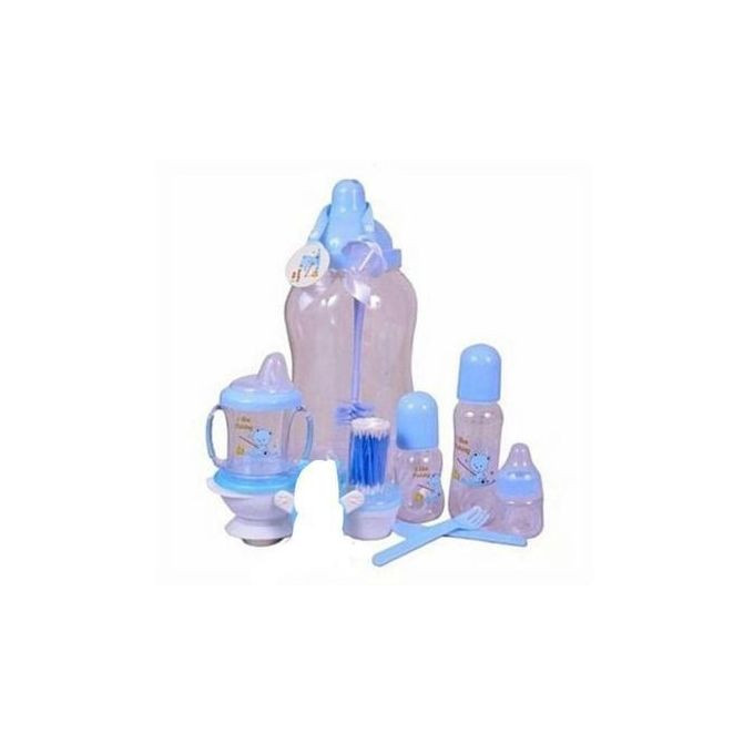 All In One Baby Feeding Bottle -Gift Set - Blue
