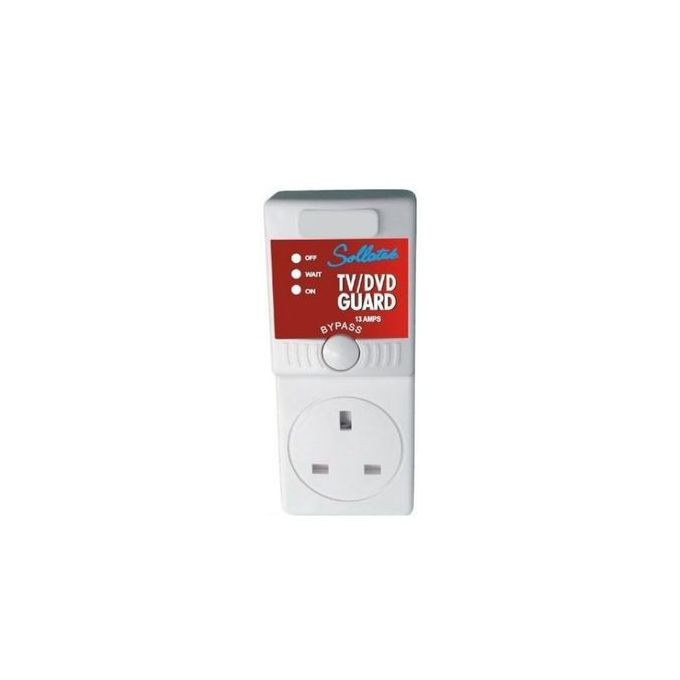 13A Voltage Protection TV Guard - White
