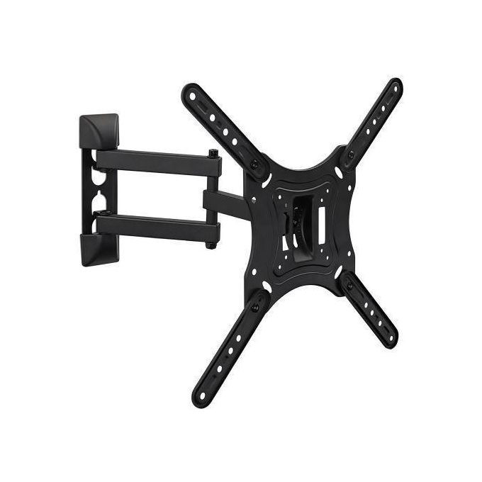 14"-55" Swivel, Tilt & Adjustable Full Motion TV Wall Mount Bracket - Black