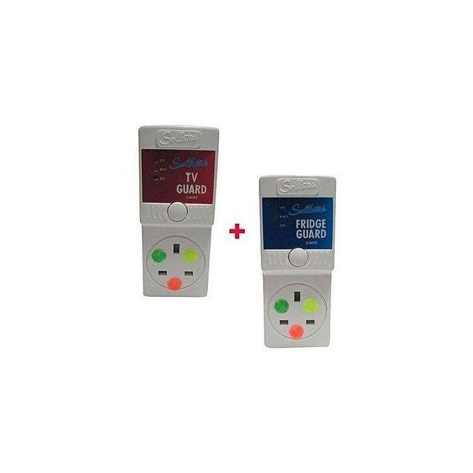 Bundle of TV Guard 13Amps & Fridge Guard 13Amps - White