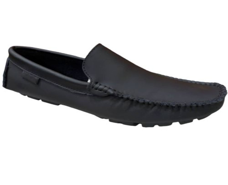 Men's Slip on Moccasins - Black