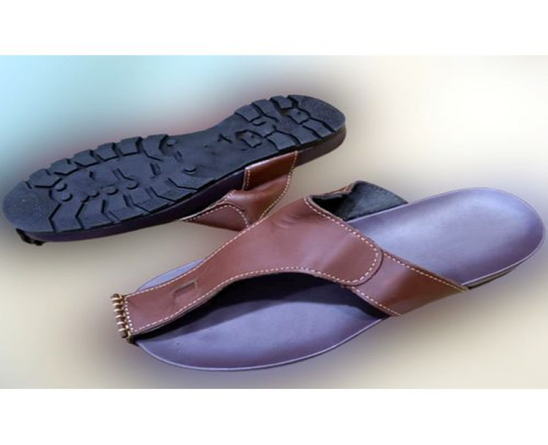 Men's Desiger Slipon Sandals - Brown