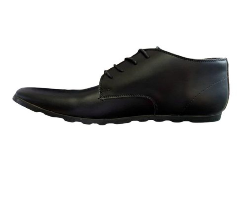 Men's Faux Leather Designer Shoes - Black