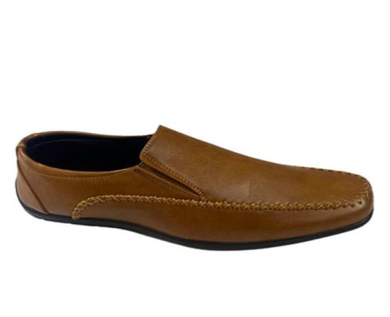 Men's Casual Slip-Ons - Light Brown