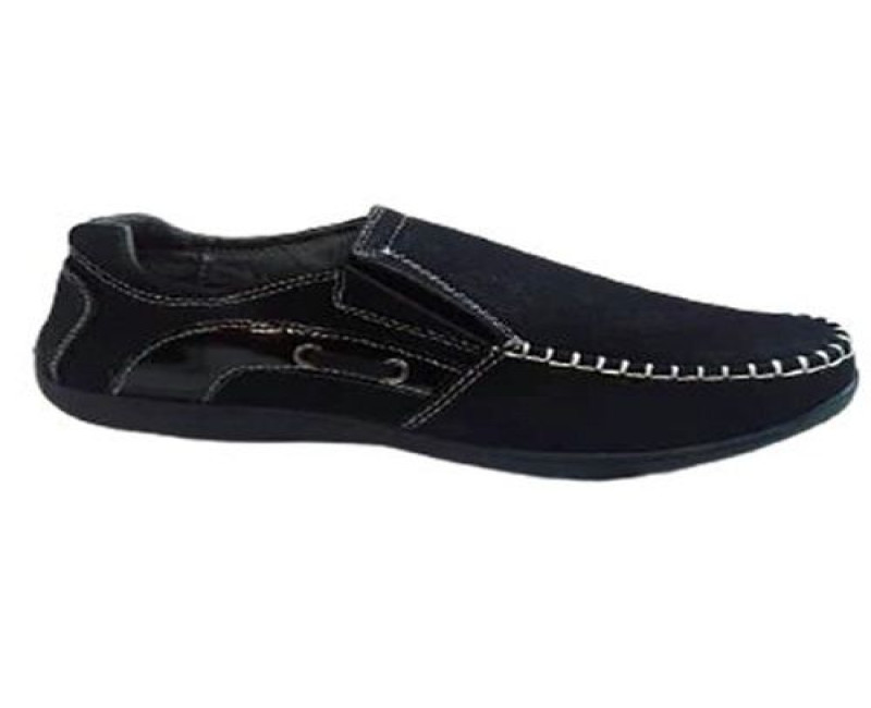 Casual Men's Moccasins - Black