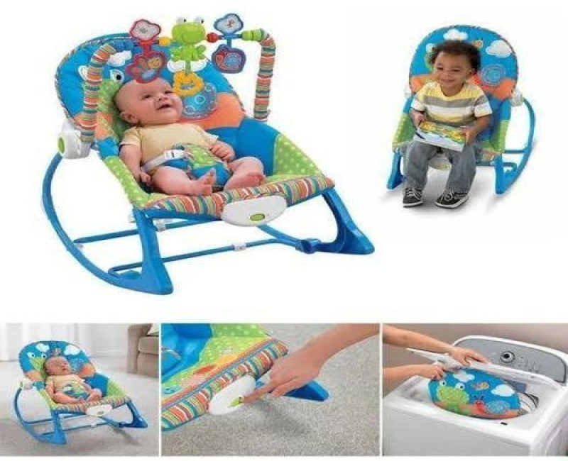 Baby Rocker Chair Vibrating Rocking Chair - Blue