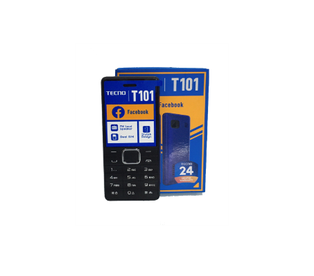 Tecno T101 Cellphone 1000mAh Battery 32GB ROM 1.77'' Display-Black