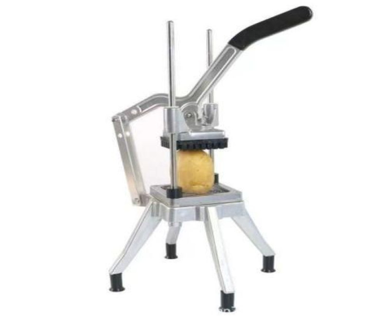 Commercial Manual French Fries Cutter Potato Chips Vegetables Cutting Machine, Silver