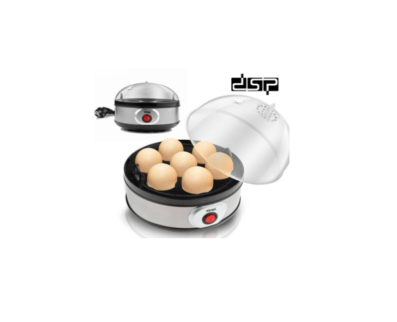 Stainless Steel Breakfast Machine Egg Cooker for 1-7 Eggs Electronic Egg Cooker with Removable Egg Holder Measuring Cup Automatic Shut-Off Egg Cooker -Multicolor Dsp