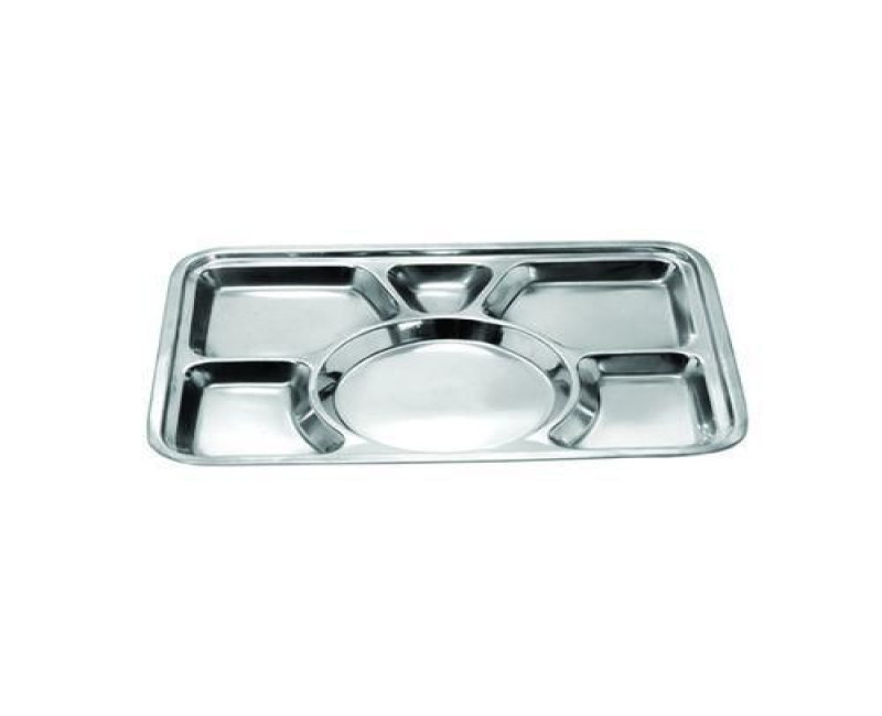 Stainless Steel Mess Tray - Silver