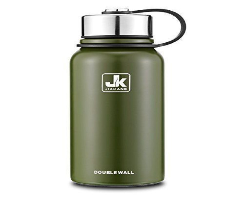 Vacuum Travel Tea Flask, 650 ml-Green. Jk Imaging