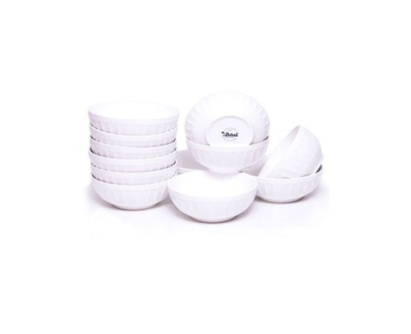 12 Pieces Of Soup Bowls- White Other