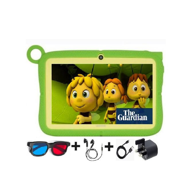 K88 Tablet -7 Inch, 8GB HDD +1GB RAM, Android 6.1 - Green